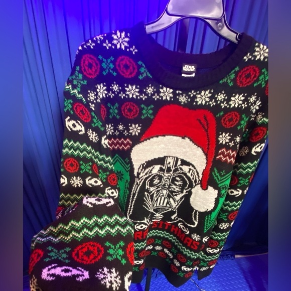 Star Wars: Dark Vader Ugly Christmas Sweater. Authentic, NWT - Picture 6 of 11